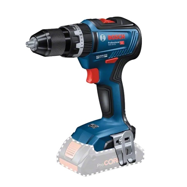 Bosch komplekts GDX 18V 200 GSB 18V 55 LB SOLO bez akum